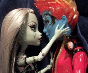 Puzzle Frankie Stein και Hold Hyde, ζευγάρι από Monster High
